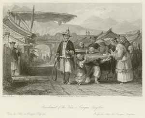 Trest Tcha nebo Cangue od Thomas Allom