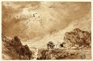 Pilnost v Alpách od Thomas Allom