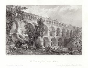 Pont du Gard, poblíž Nismes