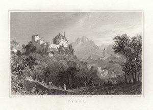 Tyrolsko od Thomas Allom