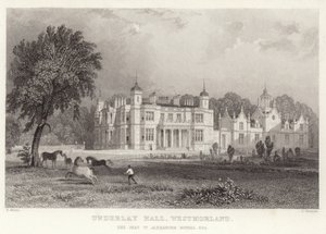 Underlay Hall ve Westmorelandu od Thomas Allom