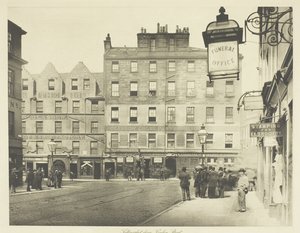 Saltmarket z London Street od Thomas Annan