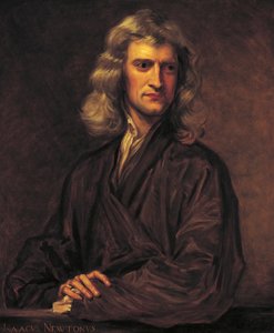 Portrét Isaaca Newtona, podle originálu sira Godfreye Knellera z roku 1689 od Thomas Barlow