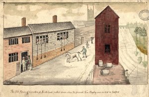 House of Correction, Manchester, 1819 (pero a inkoust a wc na papíře)