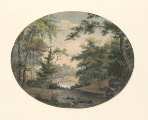 Lesní krajina od Thomas Birch