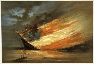 The Return, or Saved From The Wreck, publikovaný kolem roku 1872 (chromolitho)