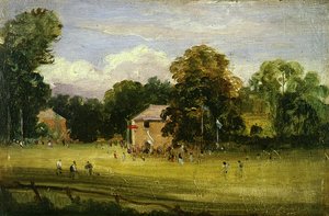 Village Fair, East Bergholt (olej na panelu)