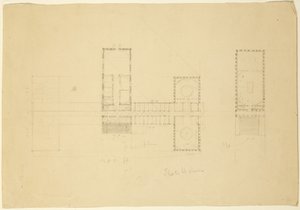 Velký plán Ohio State House, c.1838 od Thomas Cole