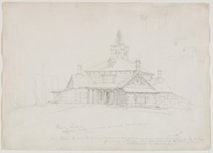 Hornby Lodge, 1839 od Thomas Cole
