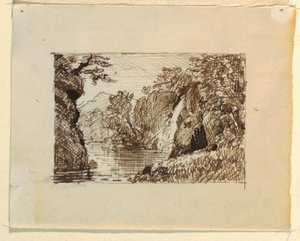 Imaginární krajina od Thomas Cole