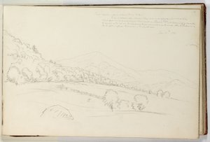Schroon Mountain z blízkosti Head of Schroon Lake od Thomas Cole