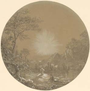 Kříž v divočině od Thomas Cole