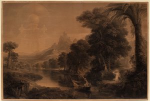 Cesta života, II, mládí od Thomas Cole