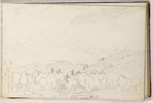Pohled na horu Schroon při pohledu na sever 28. června od Thomas Cole