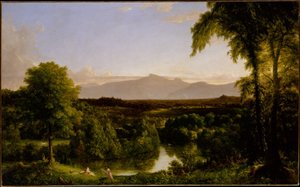 Pohled na Catskills - časný podzim od Thomas Cole