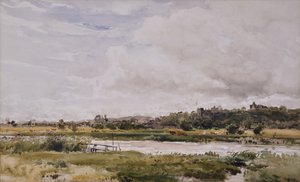 Krajina, řeka v popředí od Thomas Collier