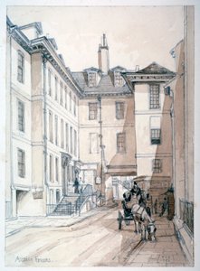 Austin Friars Street, City of London, 1851. od Thomas Colman Dibdin