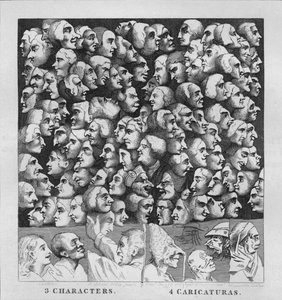 Postavy a karikatury, 1807, 1827.