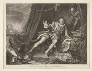Pan Garrick v postavě Richarda III od Thomas Cook