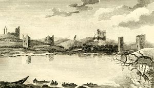 N. View of the Ruins of Clomines, Co. Wexford, 1791. od Thomas Cook