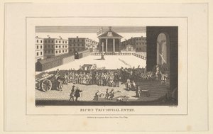 Richs Glory, aneb jeho triumfální vstup do Covent Garden, prosinec 1732, 1. listopadu 1809. od Thomas Cook