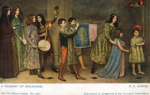 Průvod dětství od Thomas Cooper Gotch