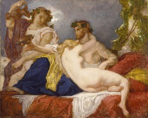 Horatius a Lydie od Thomas Couture