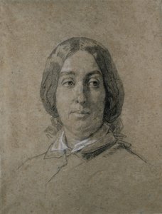 Portrét George Sandové. od Thomas Couture