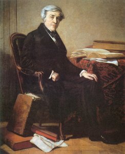 Portrét Julese Micheleta (1798-1874) od Thomas Couture