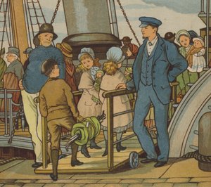 Folkestone: vstup na palubu (barva lito) od Thomas Crane