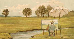 Domácí život: Malování dětí na pozemku