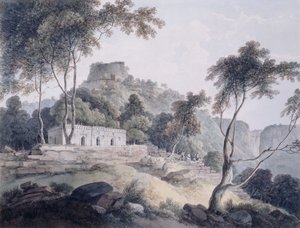 Rajghat, Rohtasgarh, Bihar, od Thomas Daniell