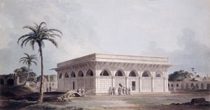 Šedesátý čtvrtý pilíř Nizamuddin, Dillí, od Thomas Daniell