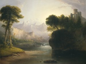 Fantazijní krajina, 1834.