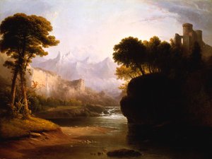 Fantazijní krajina, 1834.