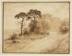 Krajina s klikatou cestou, 1833. od Thomas Doughty