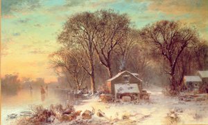 Zima v Malden, Massachusetts, 1864