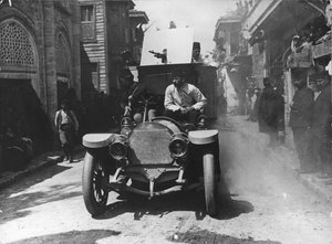 Obrněný vůz patřící mladým Turkům, 1909