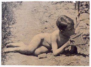 Studie Bena Crowella pro Arcadia, c. 1883. od Thomas Eakins