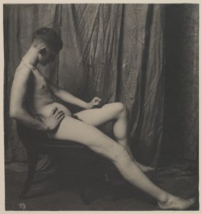 Akt Billa Ducketta v Art Students’ League ve Filadelfii od Thomas Eakins