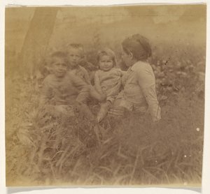[Frances Eakins Crowellová a čtyři z jejích dětí]