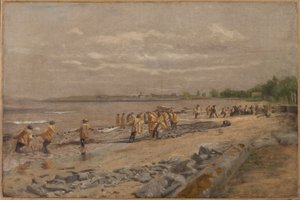 Vytahování nevodu od Thomas Eakins