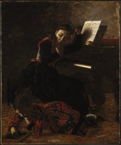 Domácí scéna od Thomas Eakins