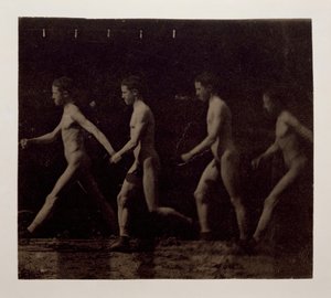 Fotografie Marey Wheel of Unidentified Model, 1884. od Thomas Eakins