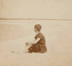 [Mary Macdowell on the Beach, Manasquan, New Jersey] od Thomas Eakins