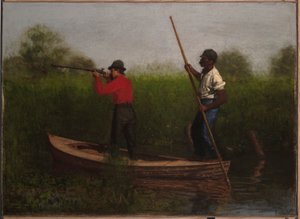 Střelba na železnici na Delaware od Thomas Eakins