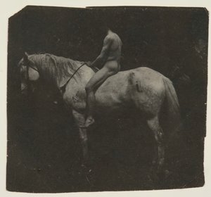 Samuel Murray kůň Astride Eakinsové Billy, c. 1892. od Thomas Eakins