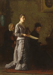 Zpívání patetické písně, 1881. od Thomas Eakins