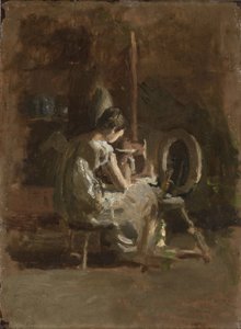 Náčrtky pro „Home-Spun“, 1881 od Thomas Eakins