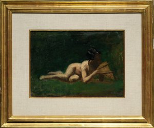 Studie k obrazu „Chlapec odpočívající v Arkadii“ od Thomas Eakins